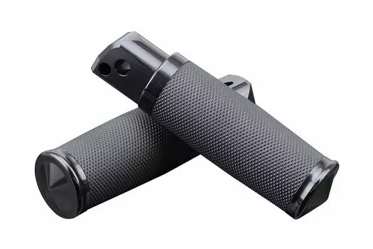 Подножка для велосипеда Kijima, алюминиевая заготовка Metra Type Softail, задняя, черная ( 18-) HD-05438