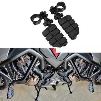 Подножка для велосипеда Yoothi, подножка для шоссе, подножка для шоссе King Street Glide, педали Honda Kawasaki Suzuki Yamaha 25 мм 32 мм 34 м (черный) чёрный