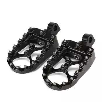 Подножки CNC широкие толстые подножки вращающиеся подножки черные для Dyna Sportster Iron 883 Fatboy Bobber