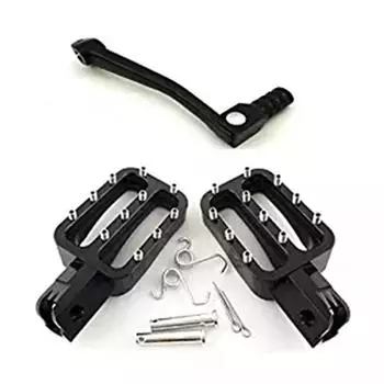 Подножки CNC + Складной рычаг переключения передач для CRF50 XR50 PW50 PW80 KLX110 TTR50 Питбайк