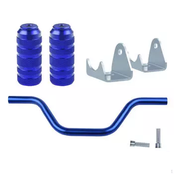 Подножки для мотоциклов, педали, аксессуары, подножки из алюминиевого сплава, мопед, скутер синий