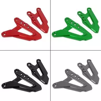 Подножки для задних ног, педали, задние защитные пластины для пяток Kawasaki NINJA 400 Z400 Ninja 250 Z250 2018-2025, защитная крышка для подножек зелёный