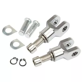 Подножки для задних пассажиров, подножки для мотоциклов, кронштейны для педалей, зажимы, прочный педальный интерфейс 39 мм для мотоцикла чёрный