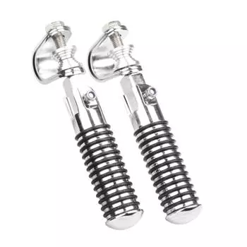 Подножки для защитной дуги 1 -1.2 Складные подножки Универсальное крепление для подножки серебряный