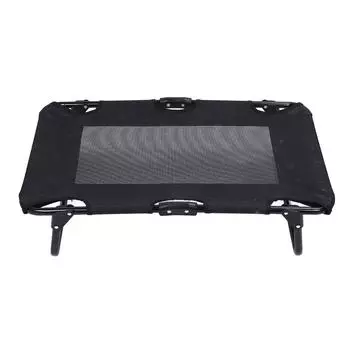 Поднятая кровать для собак, дышащая сетчатая складная наружная кровать для собак средних и больших размеров, кошек