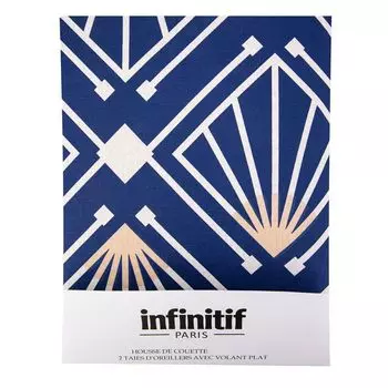 Пододеяльник + 2 наволочки с художественным принтом 260х240 Смешанный ИНФИНИТИВ