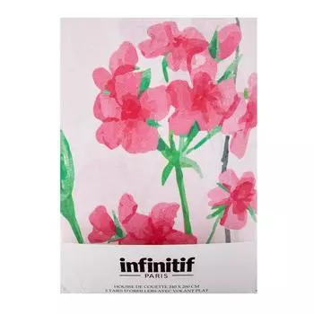 Пододеяльник + 2 наволочки с принтом «Эглантин» 260х240 Смешанный ИНФИНИТИВ 260 белый