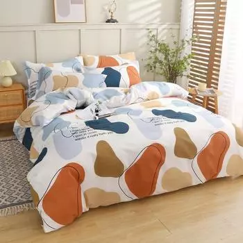 Пододеяльник, цельный, приятный для кожи, удобный и простой. Одно- или двухместное пододеяльник для домашнего студенческого общежития, цельный пододеяльник 150x200CM