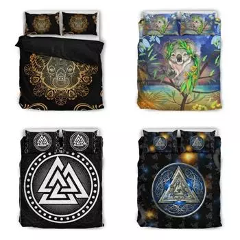 Пододеяльник Черепаха с гибискусом Гавайский комплект постельного белья Наволочка Single 135x200cm