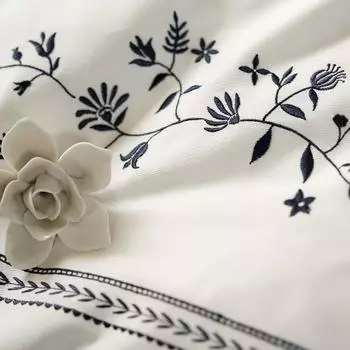 Пододеяльник Fab the Home, темно-синий, односпальный, вечерний (150x210см) FH121863-310