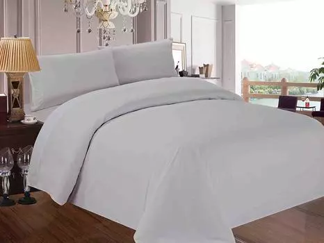 Пододеяльник из 100% хлопка — роскошный комплект пододеяльников — очень мягкий, удобный — дышащий — удобный — легкий комплект пододеяльников 135 cm x 200 cm серый ясень