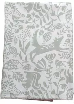 Пододеяльник из хлопчатобумажной марли CAMEL PALMS, изготовленный в Японии, односпальный, 150 x 210 см, застегивается на липкую ленту. Лесные животные. 100% вкл./выкл.