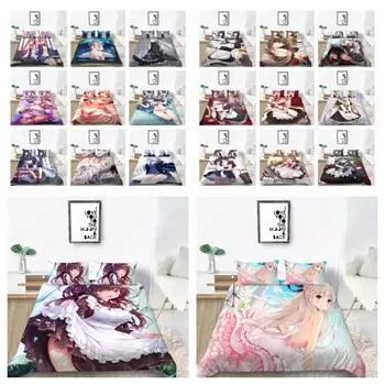 Пододеяльник, комплект королевского размера, женская наволочка высокого качества, полиэстеровые покрывала, домашний постельный костюм UK Single 135x200cm