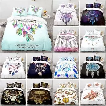 Пододеяльник Ловец снов Пододеяльники Наволочка Комплект постельного белья Single Double King Single 135x200cm