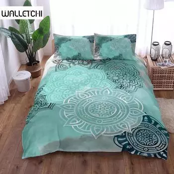 Пододеяльник Mandala Ethinic UK Single Double King US Twin Full Queen Size Комплект постельного белья EU single(135x200cm)