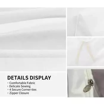 Пододеяльник наволочка 3 шт цифровая печать одеяло комплект мягкий удобный дышащий постельное белье комплект EU single 135x200cm