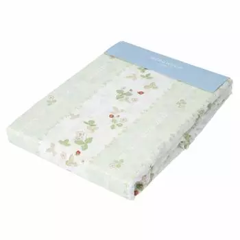 Пододеяльник nishikawa Double Wedgwood Wild Strawberry Легко надевать и снимать Сделано в Японии Зеленый PI27130623G [Nishikawa] зелёный