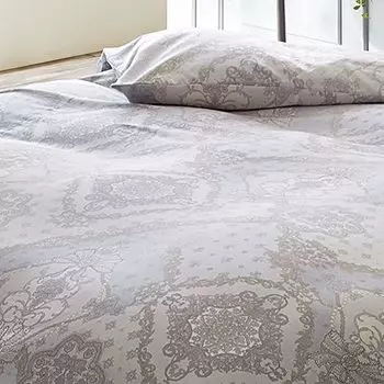 Пододеяльник nishikawa, односпальный, хлопковый сатин, антибактериальный, предварительно усаженный, пододеяльник, сделано в Японии, 52710, серый, односпальный [Nishikawa] 100% 24+ TFP-129 [73]