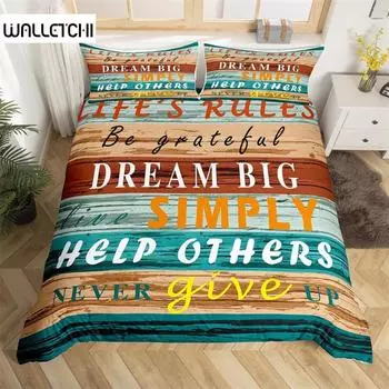 Пододеяльник Paddle Set Rustic Комплект постельного белья из полиэстера Lake House Wooden Stripe Одеяло Покрывало Nautical Lake Quilt Cover Спальня EU single(135x200cm)