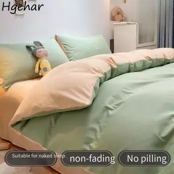 Пододеяльники для спальни, моющиеся, мягкие, приятные для кожи, для общежития, для студентов, домашний текстиль, пододеяльник, модное постельное белье, скандинавское, King Queen 150x200cm