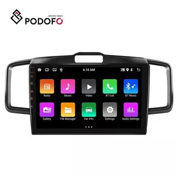 Podofo 2 Din 10,1 дюймов HD сенсорный экран автомагнитола для Honda Fit MPV/Freed 2008-2015 WIFI GPS Bluetooth FM зеркальная связь заднего вида