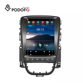 Podofo Android 10,1 2 Din 9,7-дюймовый сенсорный экран автомобильный радиоприемник для Opel Astra J для Buick EXCELLE Verano 2010-2014 Wi-Fi GPS Bluetooth FM with 4led camera