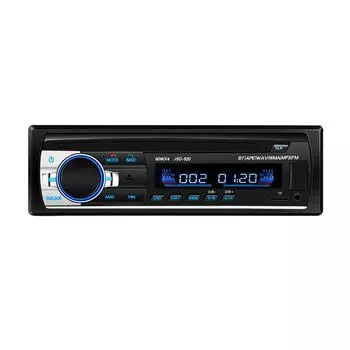 Podofo one din автомобильный радиоприемник стерео FM Aux вход приемник SD USB JSD-520 12V встраиваемый 1 din автомобильный MP3 USB мультимедийный автомагнитолный проигрыватель