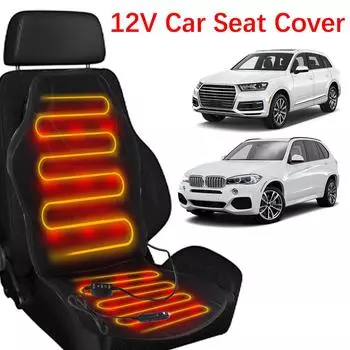 Подогрев сиденья автомобиля Чехол на подушку Автоаксессуары Универсальный зимний подогрев сиденья 12 В Подогрев сидений автомобиля для зимы/холодных дней Электрический подогрев сиденья автомобиля 2 PCS