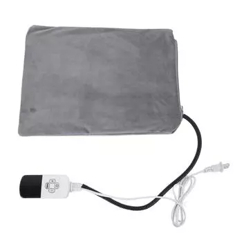 Подогреваемая подушка для домашних животных, короткая, плюшевая, 9 уровней, регулируемая, устойчивая к укусам, устойчивая к царапинам, подогреваемая кровать для кошек и собак с Тимом