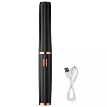 Подогреваемые щипцы для завивки ресниц 3 температурных режима USB-зарядка долговечные черные электрические ресницы