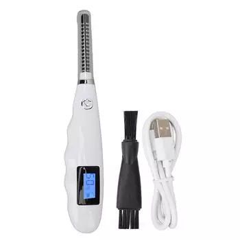 Подогреваемые щипцы для завивки ресниц, быстро нагревающиеся, долговечные, перезаряжаемые через USB, электрические щипцы для завивки ресниц