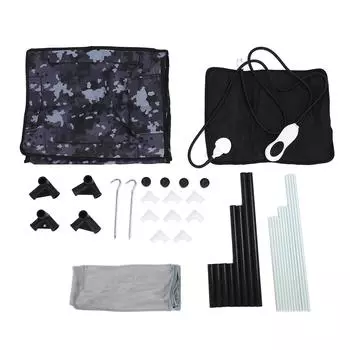 Подогреваемый кошачий домик, складной, с 3 передачами, устойчивый к царапинам, камуфляжный, изолированный, для кошек