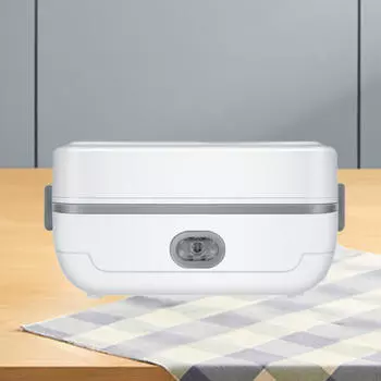 Подогреваемый ланч-бокс для самостоятельного приготовления пищи, электрический подогреватель, ланч-бокс для пикника, грузовика, дома, одноуровневый Single Tier