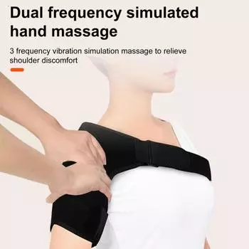Подогреваемый плечевой бандаж USB 3 температурных режима Регулируемый Мужчины Женщины Болезненность