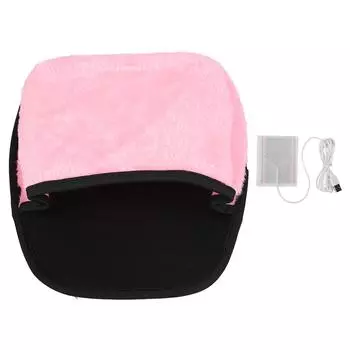 Подогреваемый USB коврик для компьютерной мыши, вместительный коврик для мыши с подогревом для рук, настольные аксессуары для мужчин и розовый