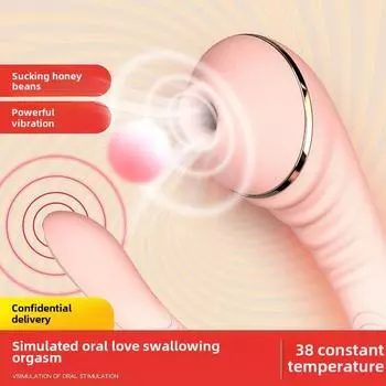 Подогреваемый вибрирующий гибкий вибратор для женской стимуляции клитора, мастурбатор для оргазма, секс-товары