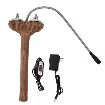 Подогреваемый жердочка для птиц 5 Вт грелка для птиц подставка для жердочки для птиц нагреватель для африканских серых попугаев кореллы попугаи