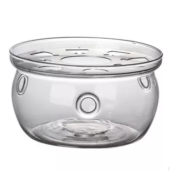 Подогреватель для чайника, стеклянный подсвечник с подносом для молока, полый держатель для чайника, чайник