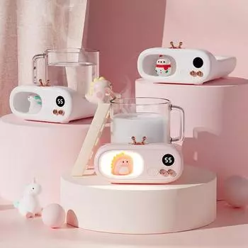 Подогреватель для чашек 110-220 В, умный подогреватель для кружек кофе, милый подогреватель для домашних животных, термостатическая грелка, горячая плита, подогреватель для молока, воды, кофе