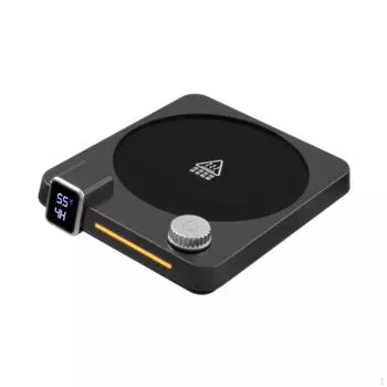 Подогреватель для чашек Дисплей Чай Вода Молоко Подогреватель для шоколада Настольный дорожный черный чёрный