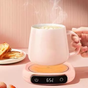 Подогреватель для чашек кофе с автоматическим отключением, 3 температурных режима, быстрый нагрев темно-зеленого