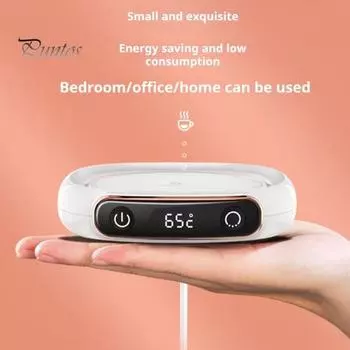 Подогреватель для чашек кофе с автоматическим отключением, 3 температурных режима, быстрый нагрев, нескользящий дизайн, подогреватель для кружек и чашек кофе темно-зеленого