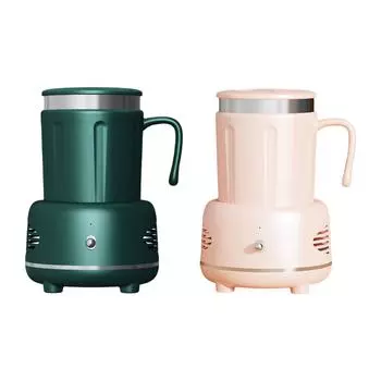 Подогреватель для чашек, настольный подогреватель, охладитель для подогрева и охлаждения напитков розовый