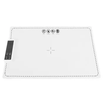 Подогреватель для еды 260 Вт, высокоэффективный складной электрический поднос для подогрева, 6 уровней температуры UK Plug