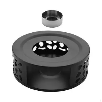 Подогреватель для кофе, чая, легкий молочный полый каркас, портативный нагреватель для чайника, нагревательная основа для Multi Holes