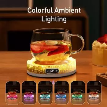 Подогреватель для кофейных чашек, подогреватель для кружек USB, электрическая грелка для молока, чая, воды, термостатические подставки для подогрева чашек для домашнего офиса