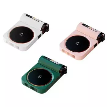 Подогреватель кружек для кофе, электрический подогреватель для напитков для использования на офисном столе зелёный