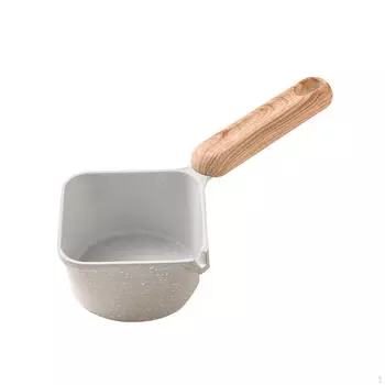 Подогреватель масла, плавильный горшок, соусница, чашка, против ожогов, кофе и молоко, масло для приготовления пищи Gray with rack