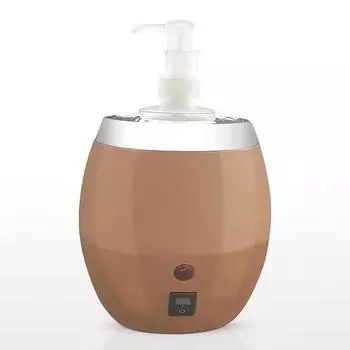 Подогреватель массажного масла для профессионального салона, спа, домашний нагреватель лосьона, емкость 300 мл, температура до 60 ° C, обработка 1 бутылки шоколадный