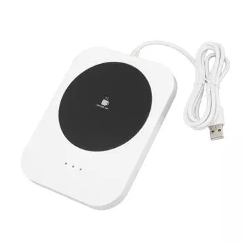 Подогреватель напитков, интеллектуальный, 55 градусов по Цельсию, постоянный подогрев, USB-блок питания, кружка для кофе, электрический подогреватель для стола